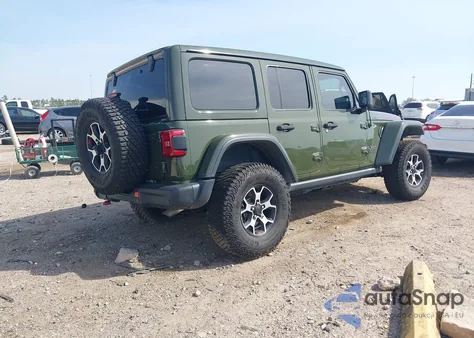 2020 Jeep Wrangler Unlimited Rubicon 4X4 z USA, uszkodzony, nr VIN 1C4HJXFN0LW309173